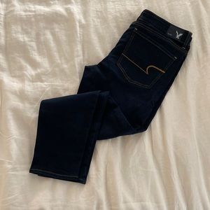 AEO Jegging - 14 short - dark wash